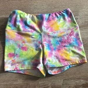 Colorful Tie-Dye Women's Shorts